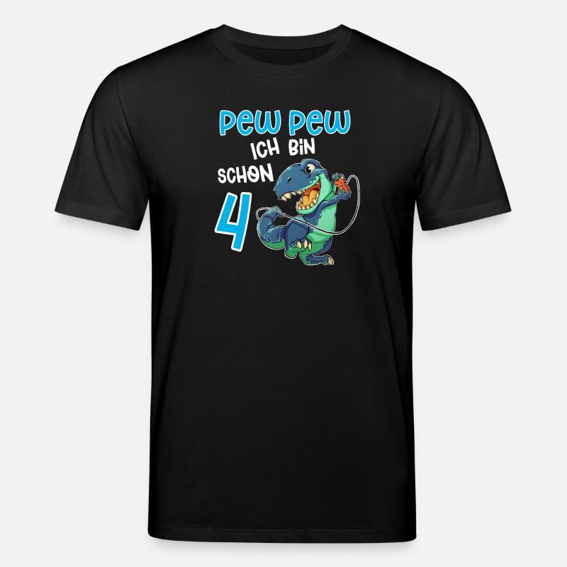 4e anniversaire T Rex Gaming - T-shirt bio CREATOR Stanley/Stella Unisexe - noir