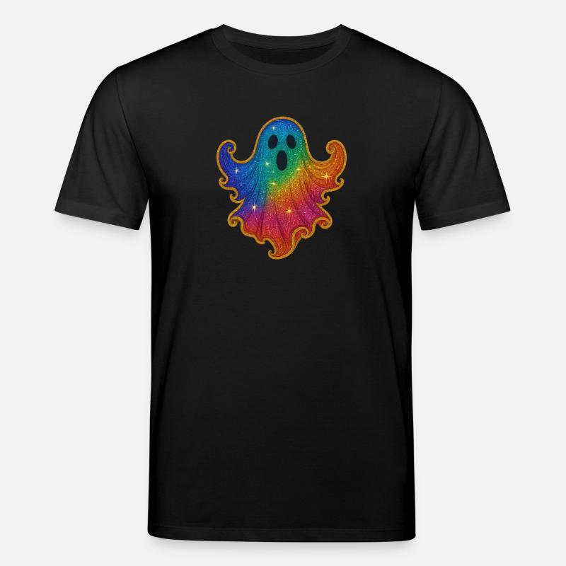 Regenbogen Geist Glitzer - T-shirt bio CREATOR Stanley/Stella Unisexe - noir