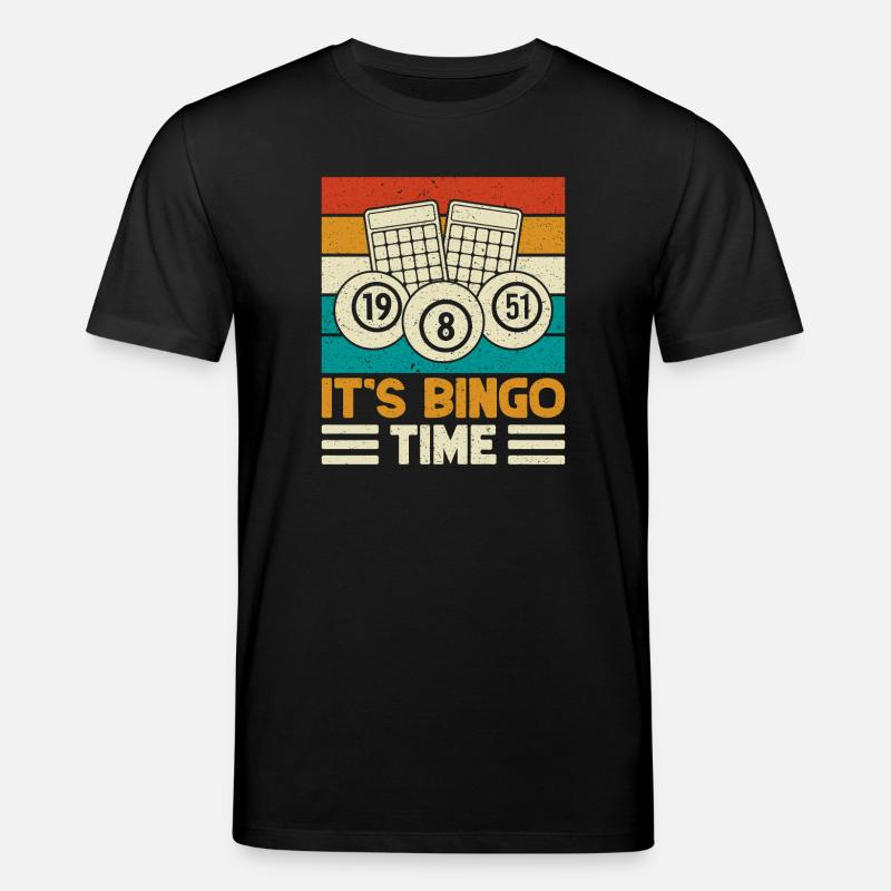Jeu de bingo It’s Time Bingo - T-shirt bio CREATOR Stanley/Stella Unisexe - noir