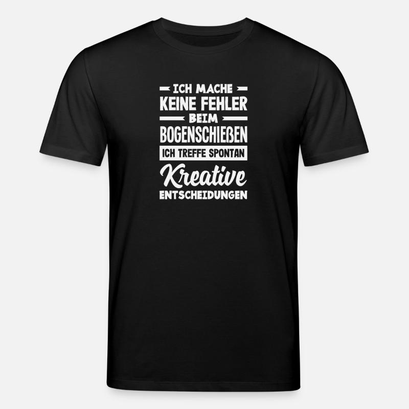 Cadeau d’archer à l’arc - T-shirt bio CREATOR Stanley/Stella Unisexe - noir