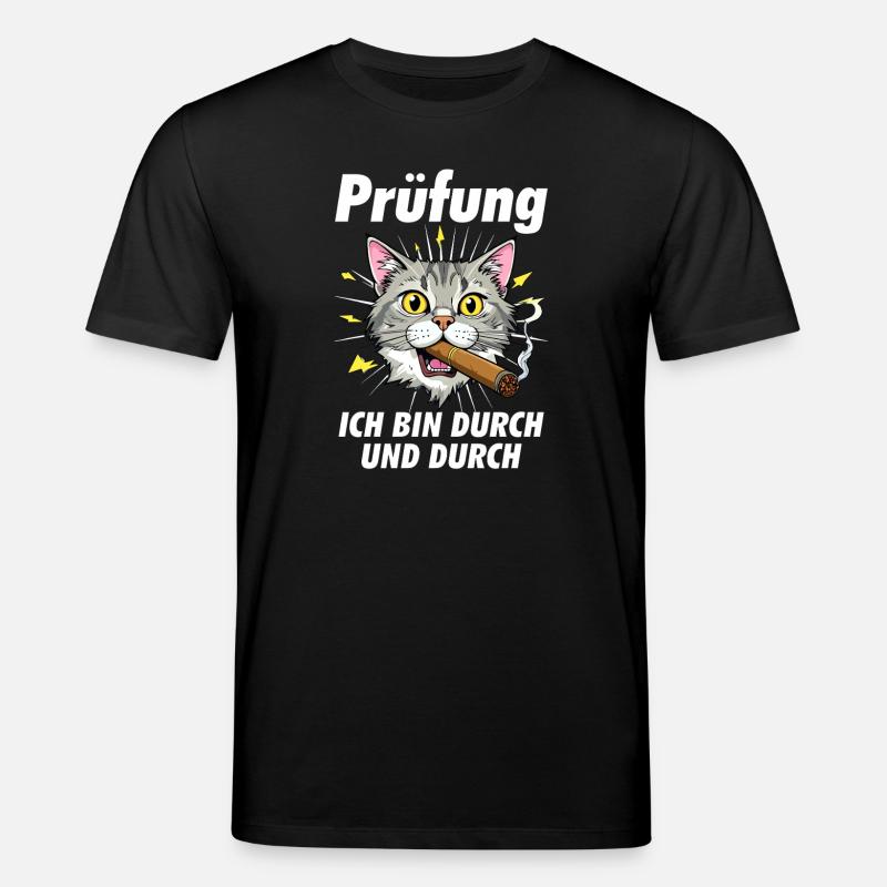 KATZE Zigarre Prüfung - Stanley/Stella Unisex Bio-T-Shirt CREATOR  - Schwarz