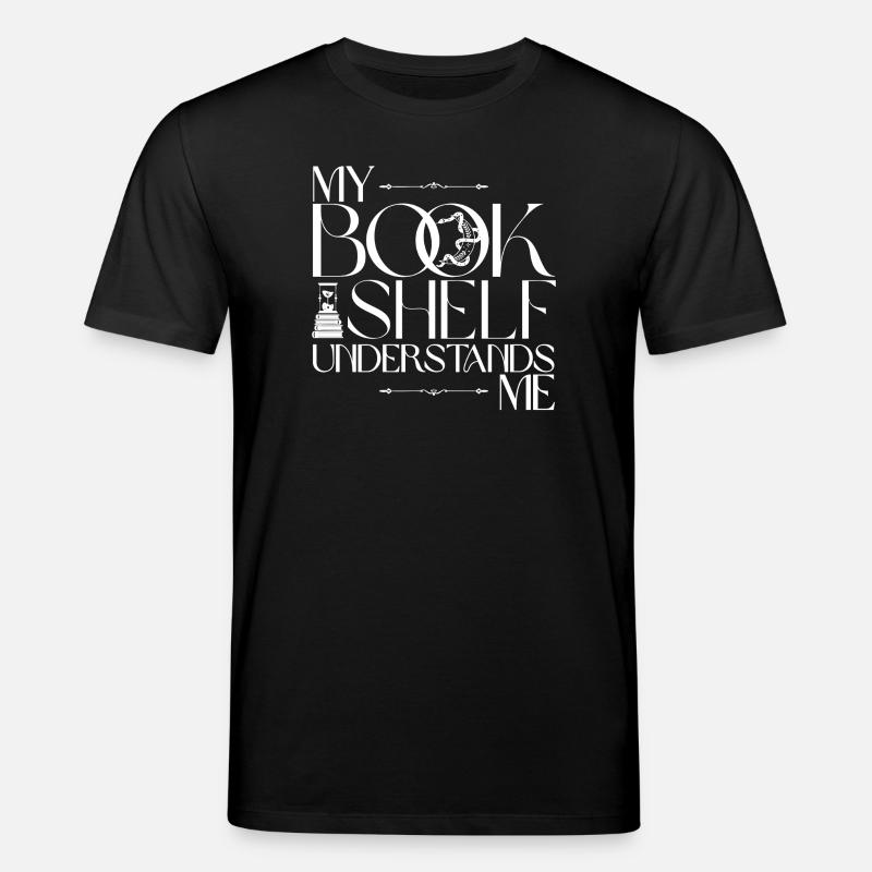Ma bibliothèque me comprend - T-shirt bio CREATOR Stanley/Stella Unisexe - noir