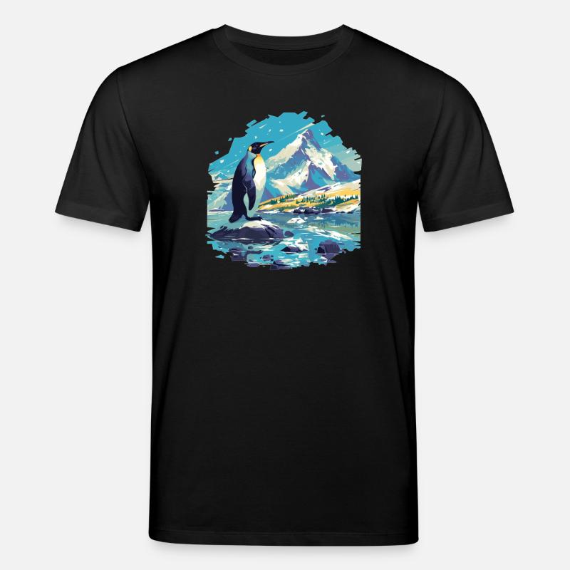 Pingouins Pingouin - T-shirt bio CREATOR Stanley/Stella Unisexe - noir