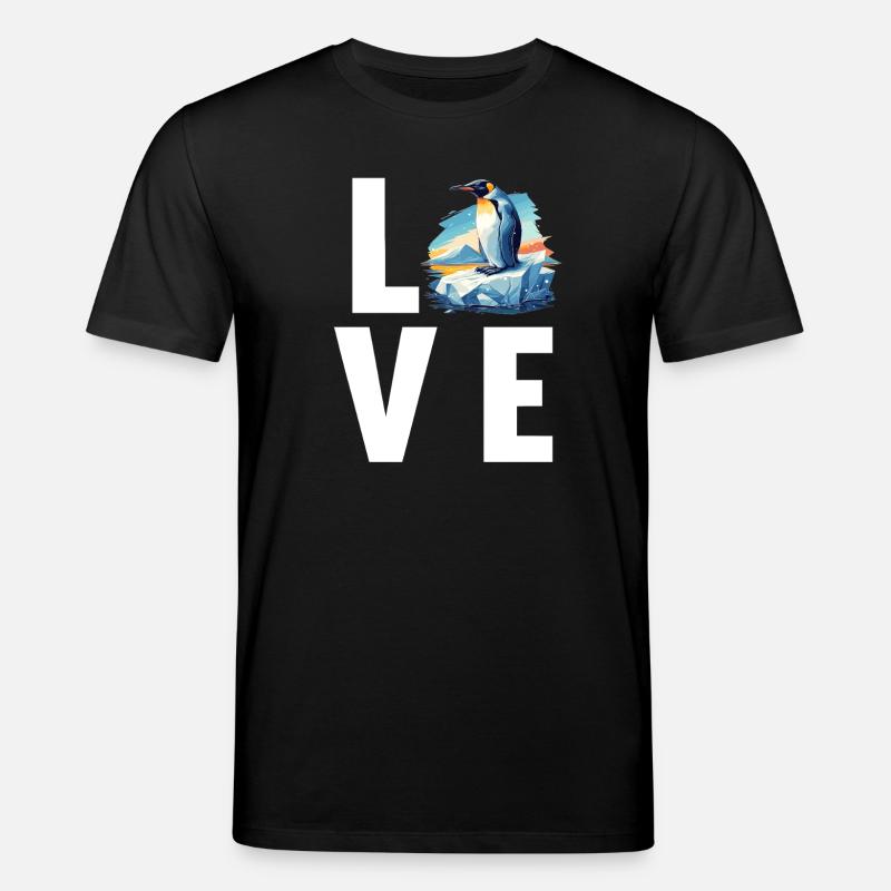 Penguins Penguin - Stanley/Stella CREATOR Unisex Organic T-Shirt - black
