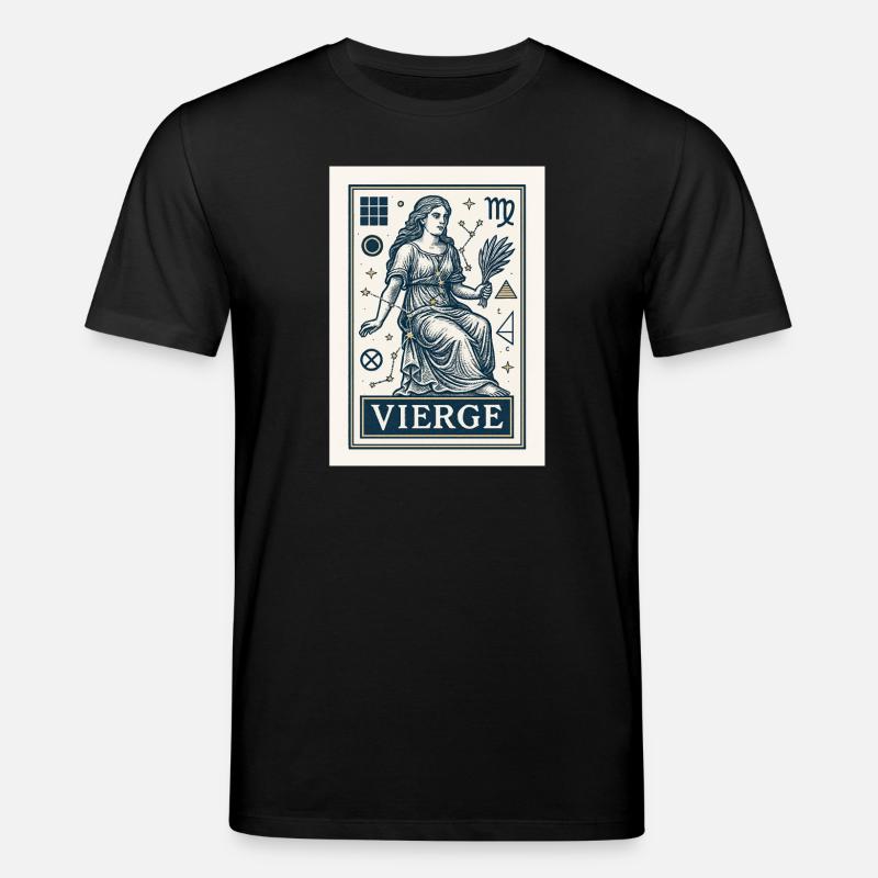 Signe astrologique de la Vierge - Astrologie - T-shirt bio CREATOR Stanley/Stella Unisexe - noir