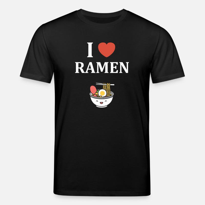Ich mag Ramen - Stanley/Stella Unisex Bio-T-Shirt CREATOR  - Schwarz