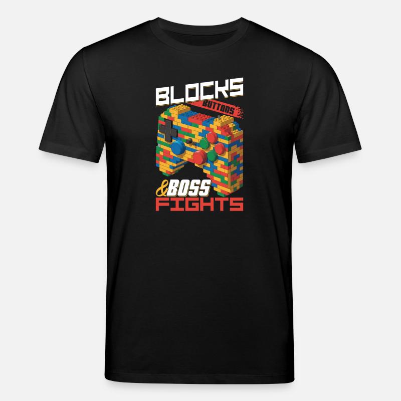 Building Blocks Gamer Gaming Brick Builder - Stanley/Stella Unisex Bio-T-Shirt CREATOR - Schwarz