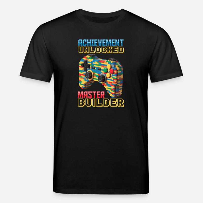 Building Blocks Gamer Gaming Brick Builder - Stanley/Stella Unisex Bio-T-Shirt CREATOR  - Schwarz