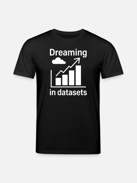 Datenanalyst Spruch Lustiges Datenanalyst Geschenk - Stanley/Stella Unisex Bio-T-Shirt CREATOR  - Schwarz