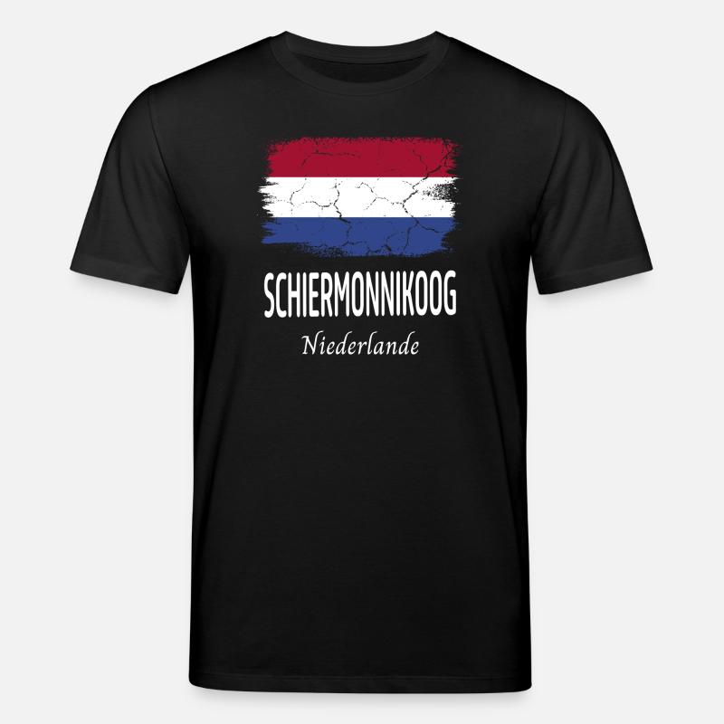 Schiermonnikoog - Stanley/Stella Unisex Bio-T-Shirt CREATOR  - Schwarz