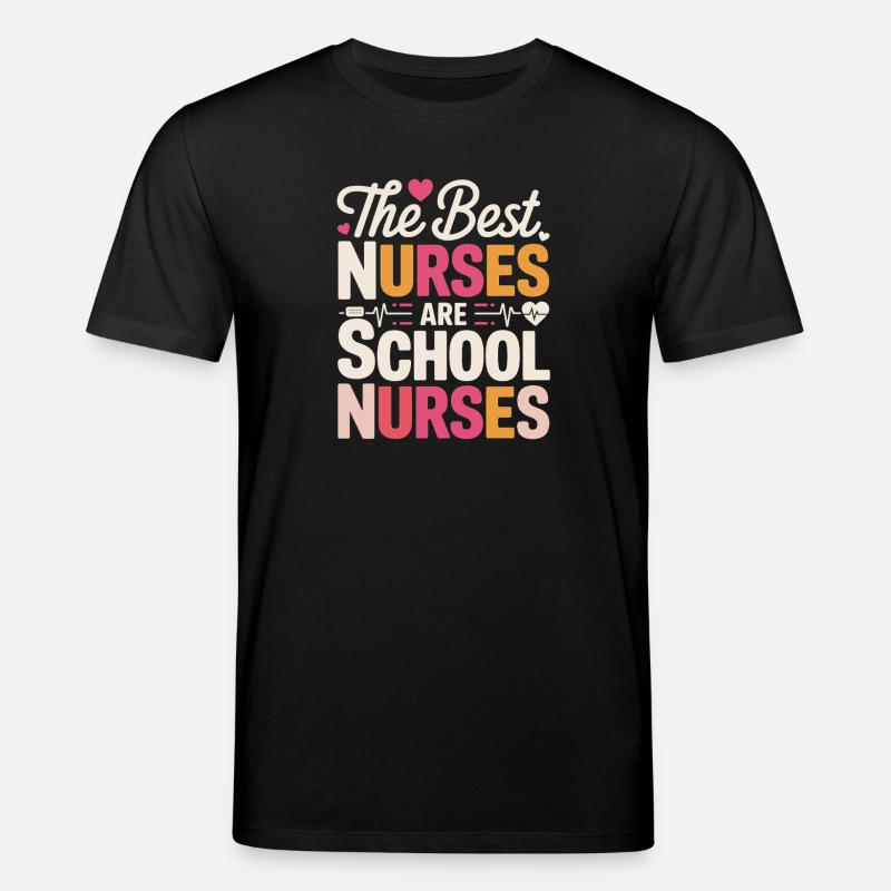  Die Besten Krankenschwestern Sind - Stanley/Stella Unisex Bio-T-Shirt CREATOR  - Schwarz