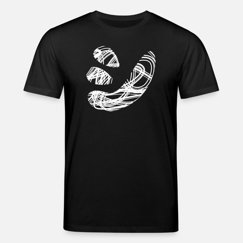 Japanese text 'シ' (shi) pattern - Stanley/Stella CREATOR Unisex Organic T-Shirt - black