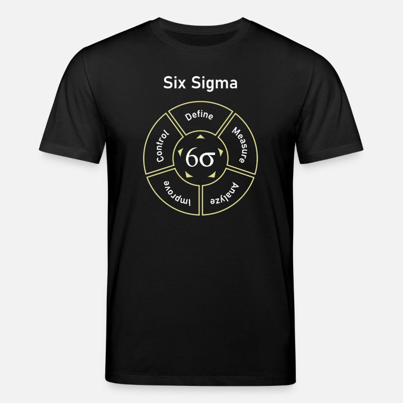Six Sigma Processus Définir Mesurer - T-shirt bio CREATOR Stanley/Stella Unisexe - noir