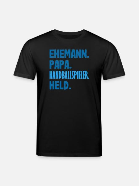 Handballspieler Handball Handballer Geschenke - Stanley/Stella Unisex Bio-T-Shirt CREATOR - Schwarz