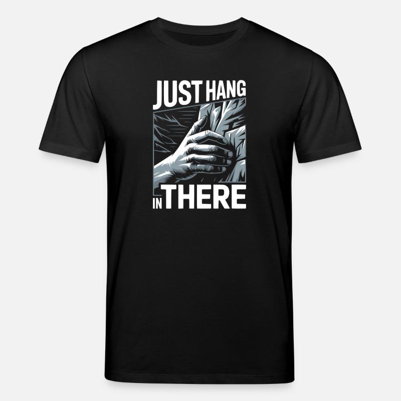 Klettern Bergsteigen Karabiner Bouldern - Stanley/Stella Unisex Bio-T-Shirt CREATOR  - Schwarz