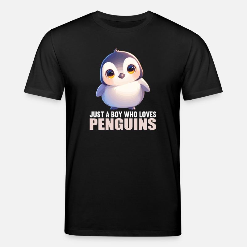 Pinguine Pinguin - Stanley/Stella Unisex Bio-T-Shirt CREATOR - Schwarz