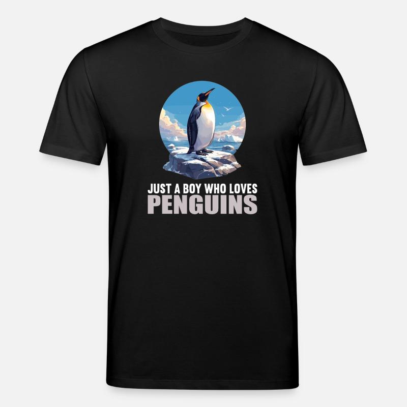 Pinguine Pinguin - Stanley/Stella Unisex Bio-T-Shirt CREATOR  - Schwarz