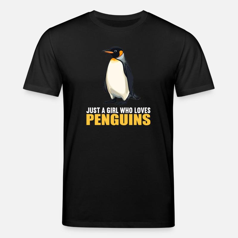 Pinguine Pinguin - Stanley/Stella Unisex Bio-T-Shirt CREATOR  - Schwarz