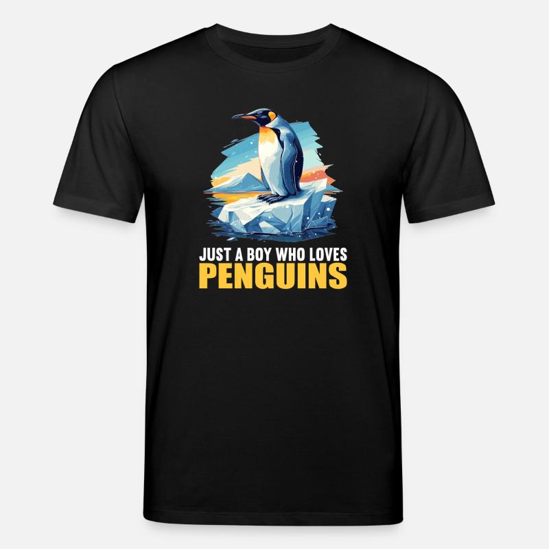 Pinguine Pinguin - Stanley/Stella Unisex Bio-T-Shirt CREATOR  - Schwarz