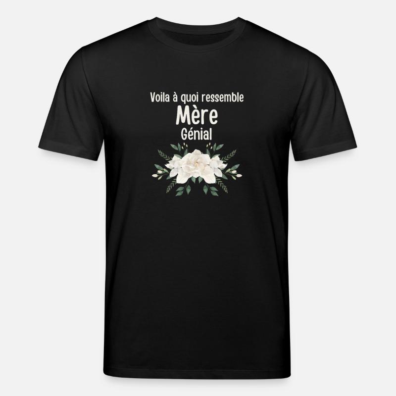 Fantastische Blumenmutter - Stanley/Stella Unisex Bio-T-Shirt CREATOR  - Schwarz