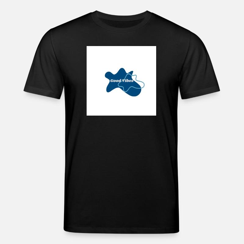 Gute Vibes Blau Logo - T-shirt bio CREATOR Stanley/Stella Unisexe - noir