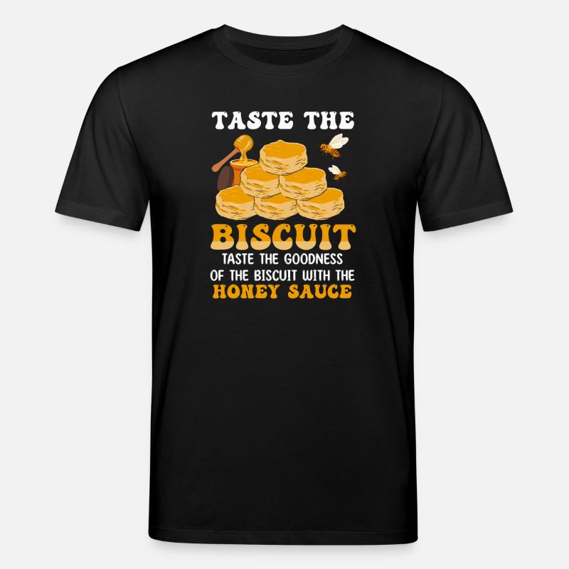 Honey Glazed Biscuit Stack - Stanley/Stella CREATOR Unisex Organic T-Shirt - black