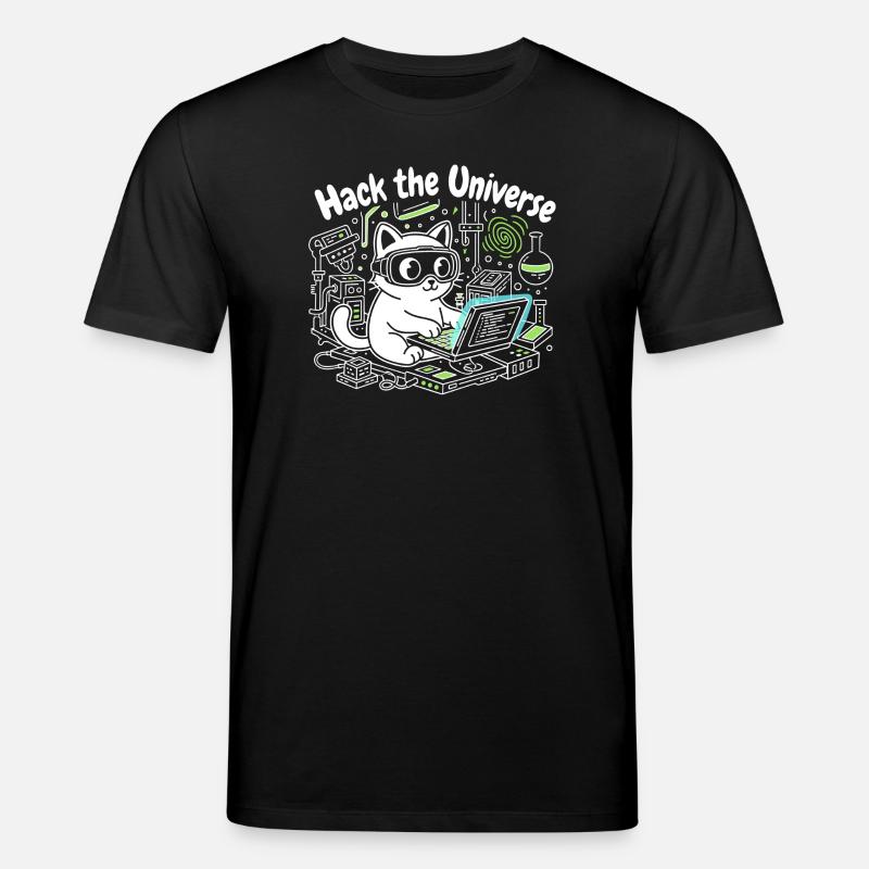 L’univers du crack KatzHacker - T-shirt bio CREATOR Stanley/Stella Unisexe - noir