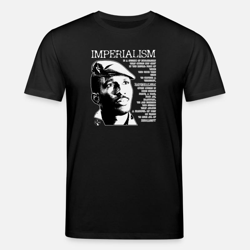 Thomas Sankara : l’impérialisme - T-shirt bio CREATOR Stanley/Stella Unisexe - noir