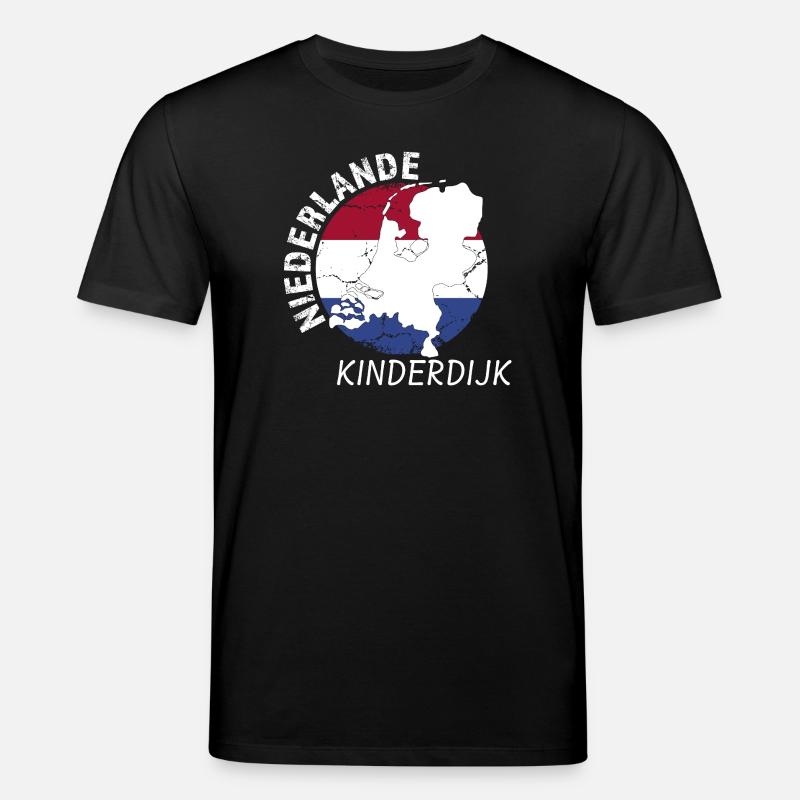 Kinderdijk - Stanley/Stella Unisex Bio-T-Shirt CREATOR  - Schwarz