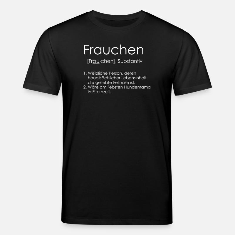 Frauchen - Stanley/Stella Unisex Bio-T-Shirt CREATOR  - Schwarz