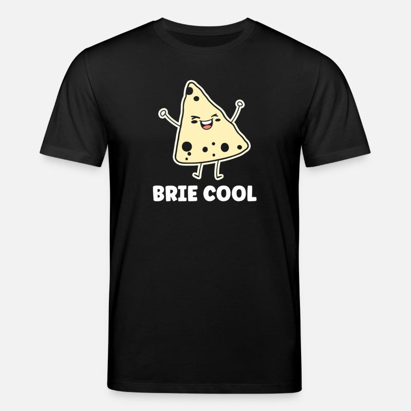 Humor Brie-Käse - Stanley/Stella Unisex Bio-T-Shirt CREATOR  - Schwarz