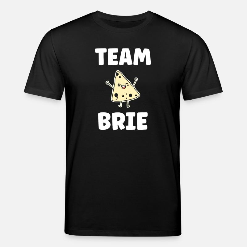 Humor Brie-Käse - Stanley/Stella Unisex Bio-T-Shirt CREATOR  - Schwarz