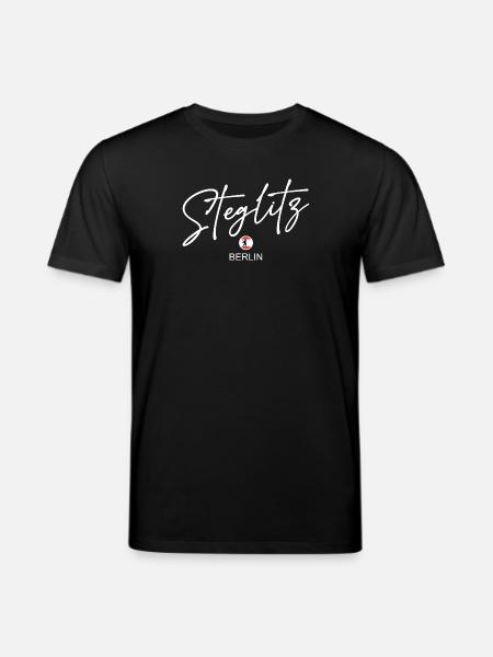 Steglitz - Berlin Flag - Berlin Bear - Stanley/Stella CREATOR Unisex Organic T-Shirt - black