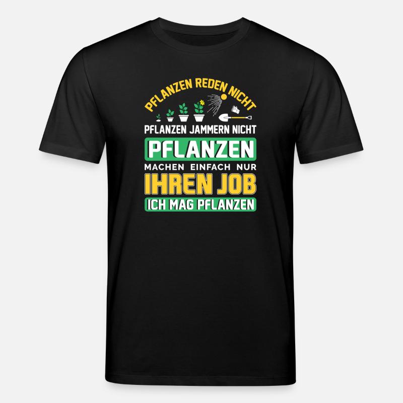 Garten Gärtner Gärtnern Gartenarbeit Gartenarbeit - Stanley/Stella Unisex Bio-T-Shirt CREATOR  - Schwarz