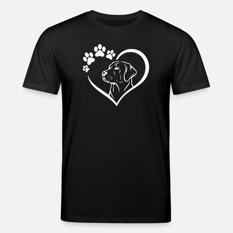 Labrador Retriever Art Chien - T-shirt bio CREATOR Stanley/Stella Unisexe - noir