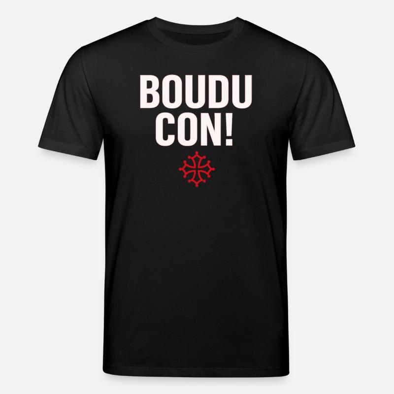 Boudu con ! - T-shirt bio CREATOR Stanley/Stella Unisexe - noir