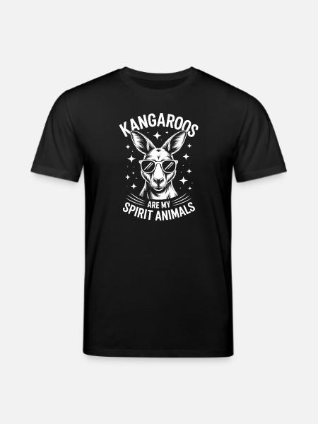 Kangaroo Saying Kangaroo Funny Kangaroo Gift - Stanley/Stella CREATOR Unisex Organic T-Shirt - black