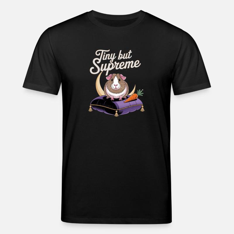 Tiny but Guinea Pig - Stanley/Stella CREATOR Unisex Organic T-Shirt - black