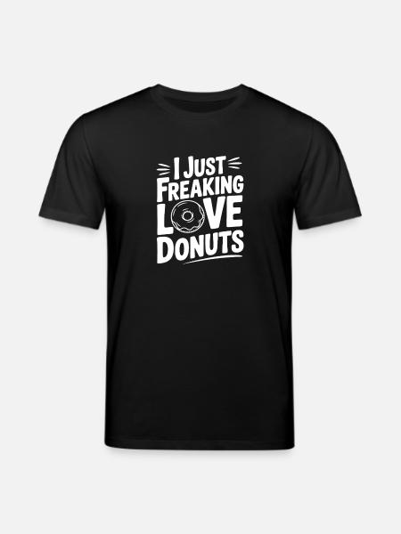 J’adore les beignets - T-shirt bio CREATOR Stanley/Stella Unisexe - noir