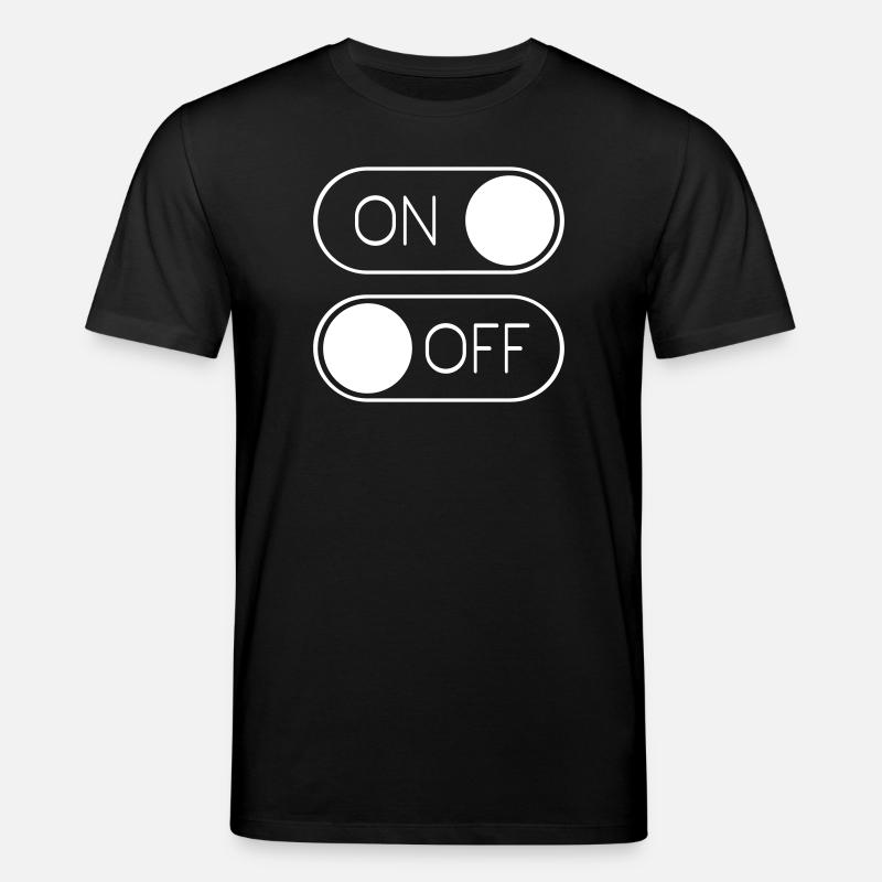 Toggle Grafik On Off Schalter - Stanley/Stella Unisex Bio-T-Shirt CREATOR  - Schwarz