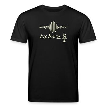 Ondes quantiques et incertitude - T-shirt bio CREATOR Stanley/Stella Unisexe - noir - Devant - Alina (178cm) & Michal (187cm)