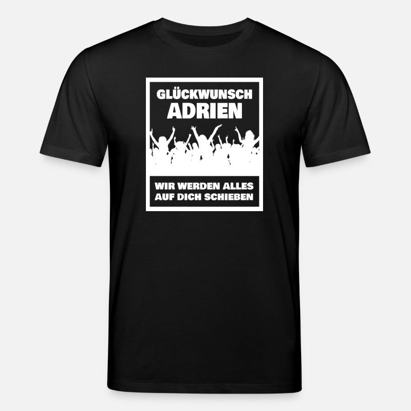 Adrien comme prénom - T-shirt bio CREATOR Stanley/Stella Unisexe - noir