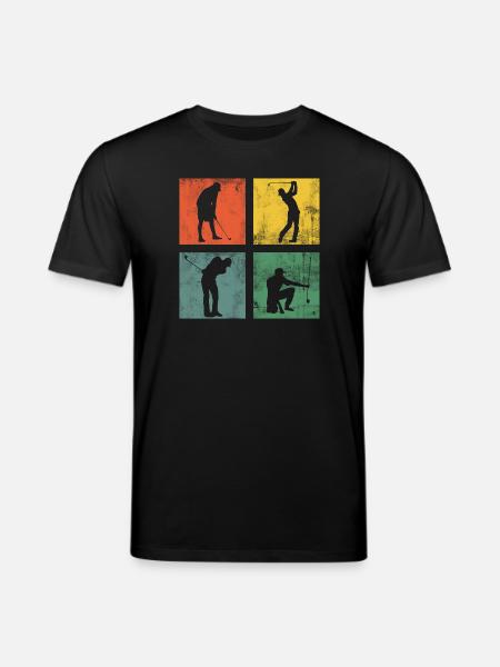 Golfer Golfer Golf Golf Gift - Stanley/Stella CREATOR Unisex Organic T-Shirt - black