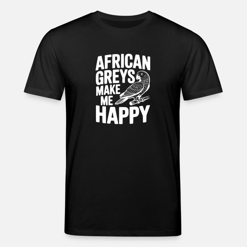 Afrikanische Grautöne machen mich glücklich - Stanley/Stella Unisex Bio-T-Shirt CREATOR  - Schwarz