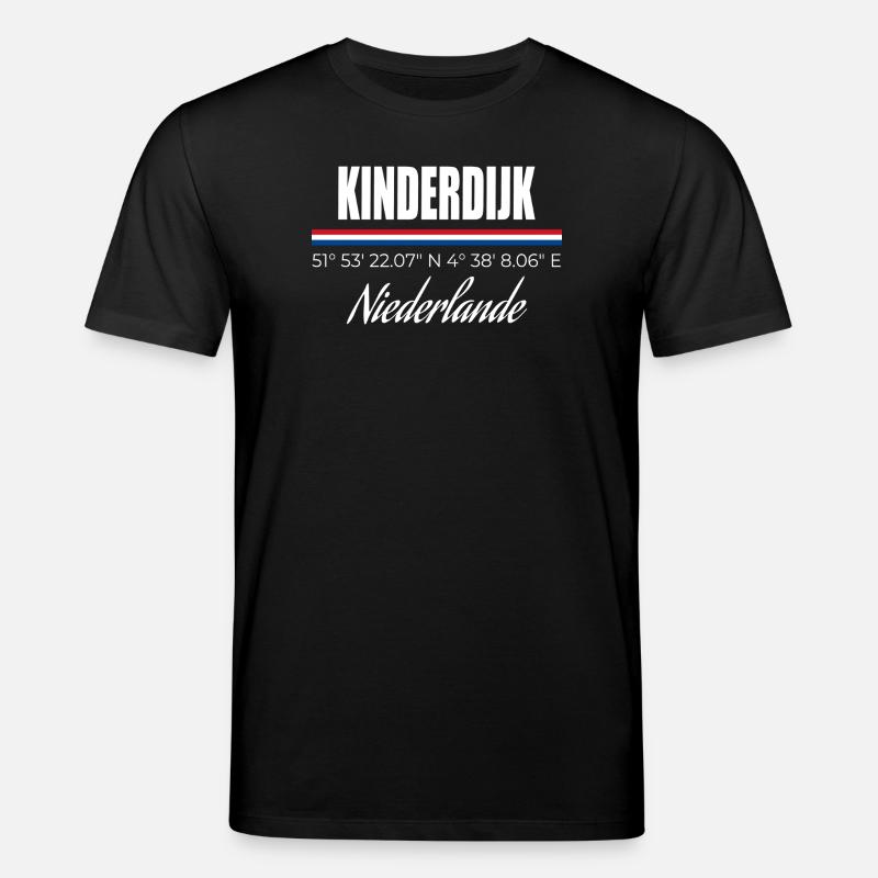 Kinderdijk - T-shirt bio CREATOR Stanley/Stella Unisexe - noir