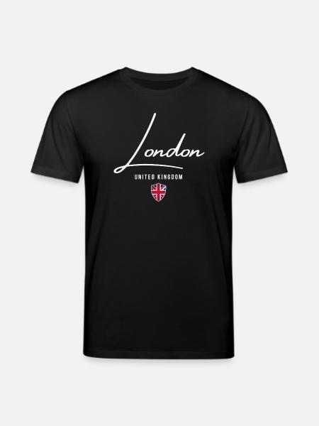 Londres au Royaume-Uni, j’adore Londres - T-shirt bio CREATOR Stanley/Stella Unisexe - noir