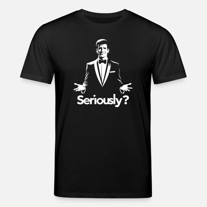 Sérieusement? Silhouette de gala élégante - T-shirt bio CREATOR Stanley/Stella Unisexe - noir
