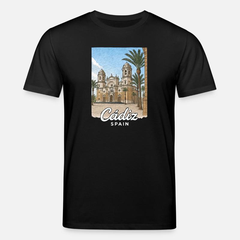 Cadiz Spanien - Stanley/Stella Unisex Bio-T-Shirt CREATOR  - Schwarz