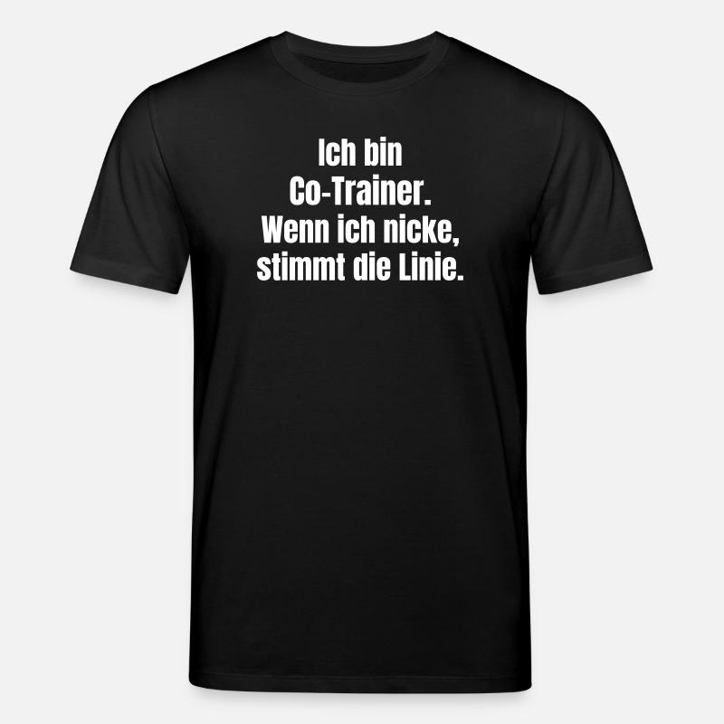 Ich bin CoTrainer Spruch Design - Stanley/Stella Unisex Bio-T-Shirt CREATOR - Schwarz