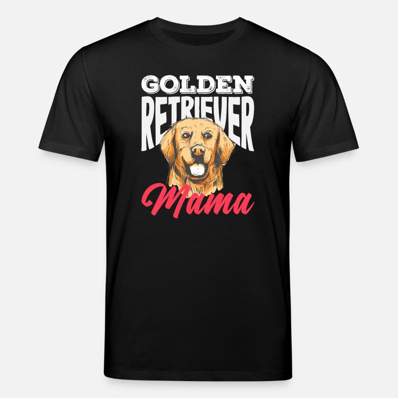 Golden Retriever Besitzer Halter Geschenk - Stanley/Stella Unisex Bio-T-Shirt CREATOR  - Schwarz